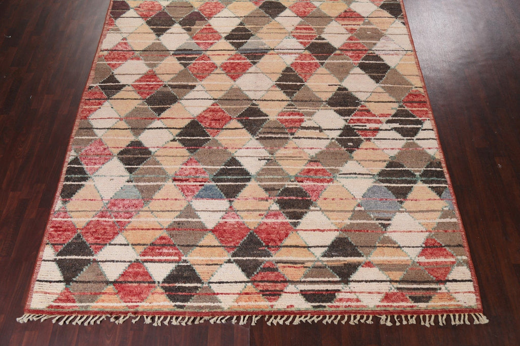 Geometric Moroccan Area Rug 10x14