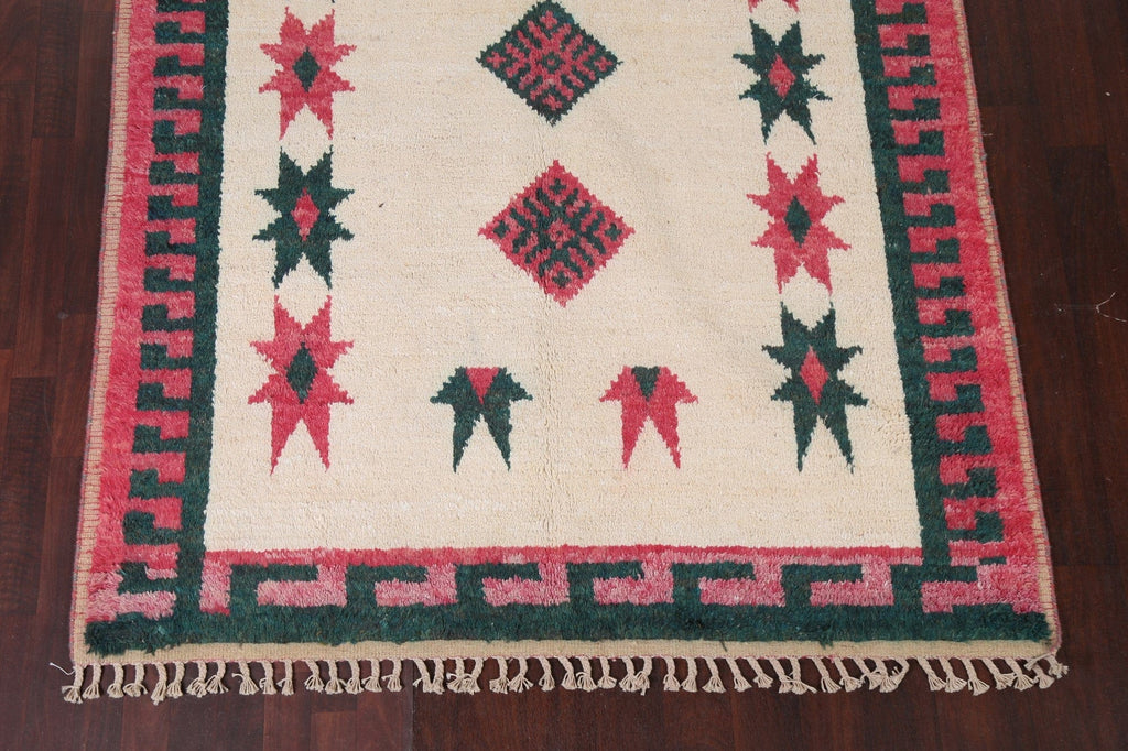 Geometric Moroccan Handmade Area Rug 6x9