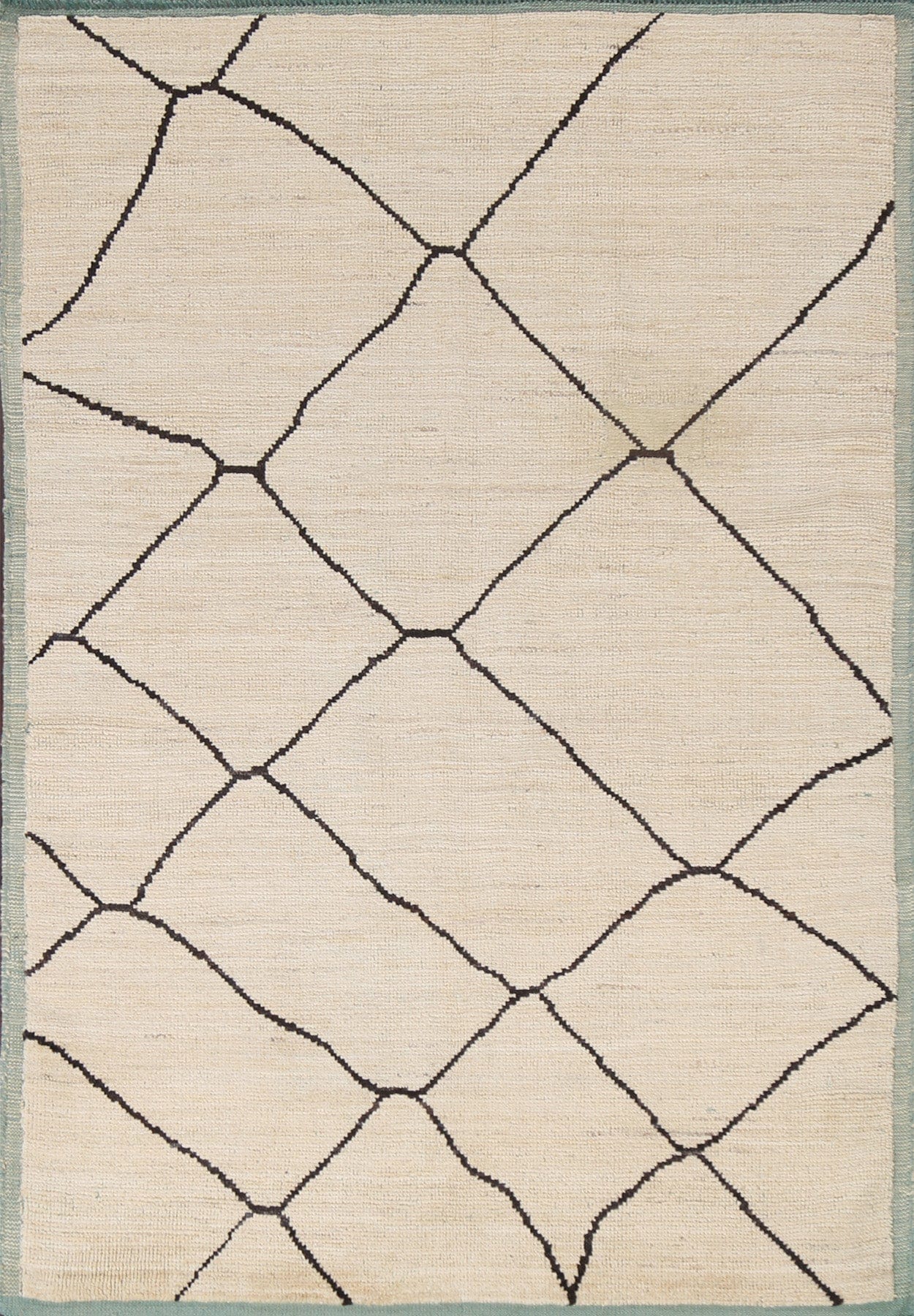 Trellis Moroccan Handmade Area Rug 4x6