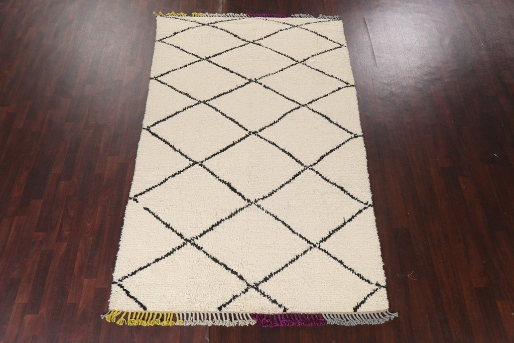 Trellis Moroccan Handmade Area Rug 6x10