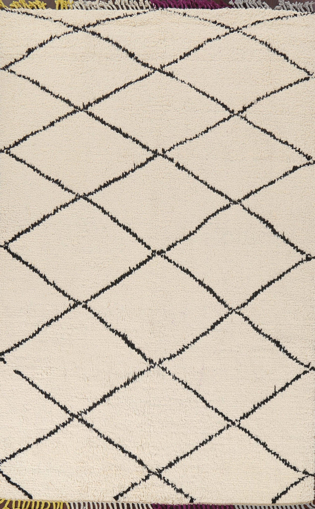 Trellis Moroccan Handmade Area Rug 6x10