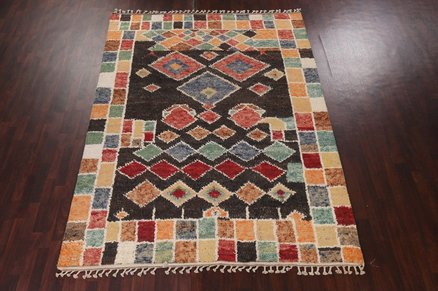 Geometric Moroccan Handmade Area Rug 8x10