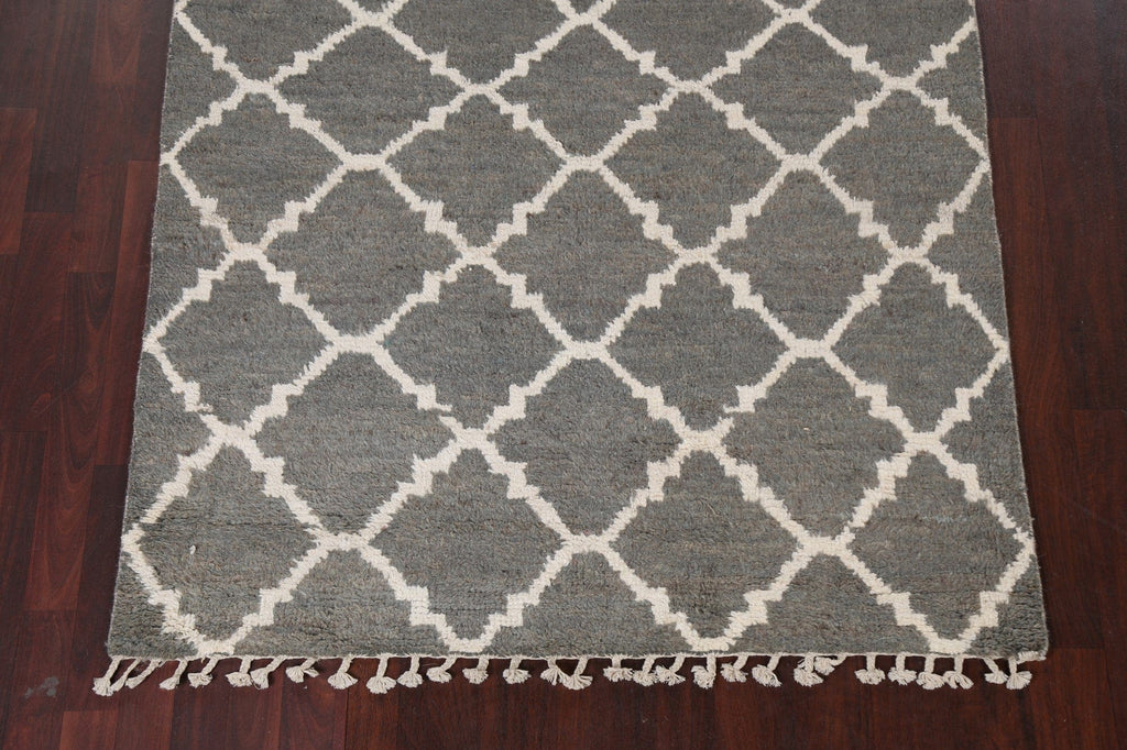 Trellis Moroccan Wool Area Rug 5x8