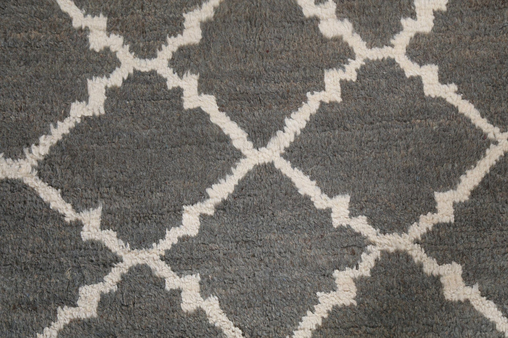 Trellis Moroccan Wool Area Rug 5x8