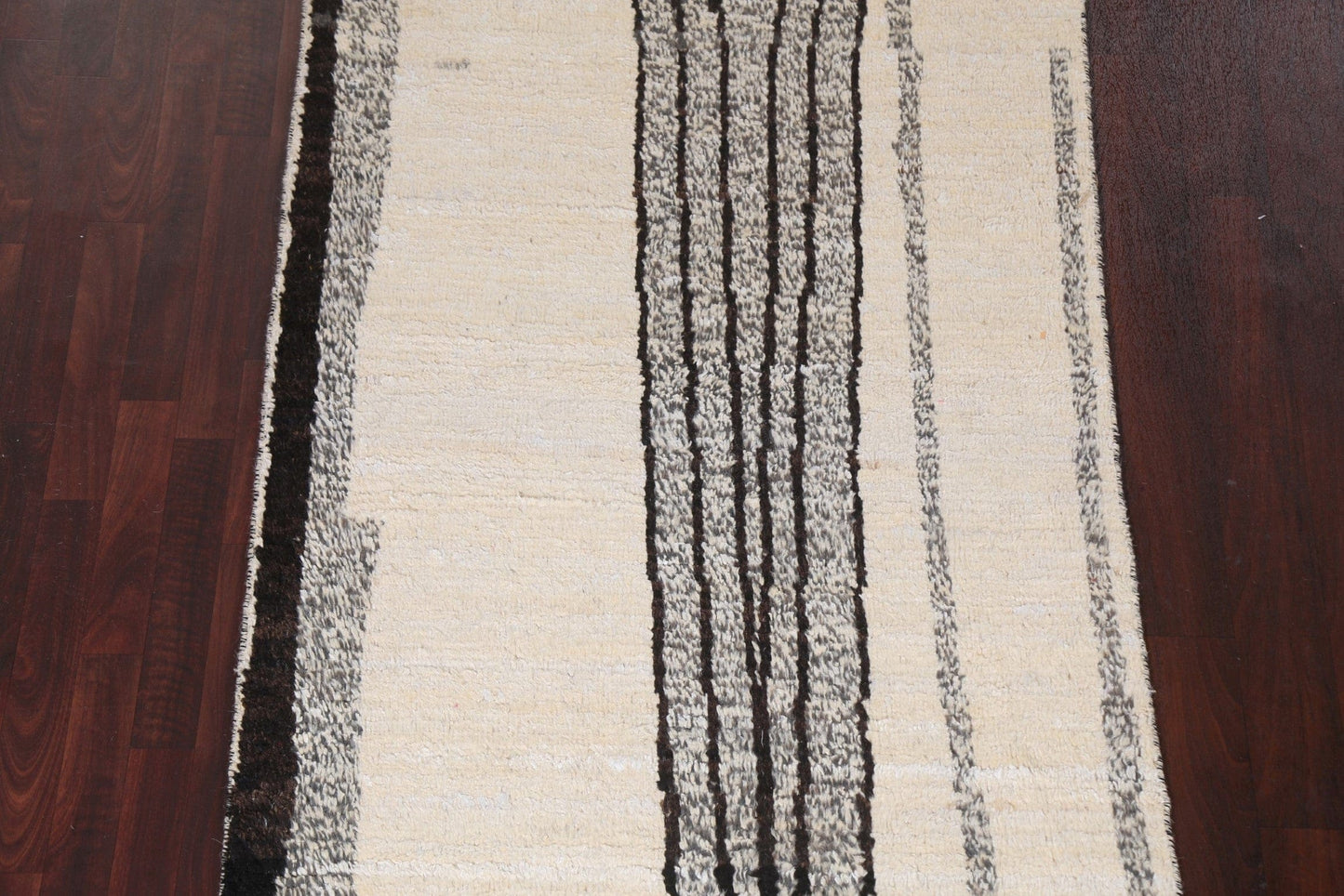 Wool Moroccan Handmade Runner Rug 4x11