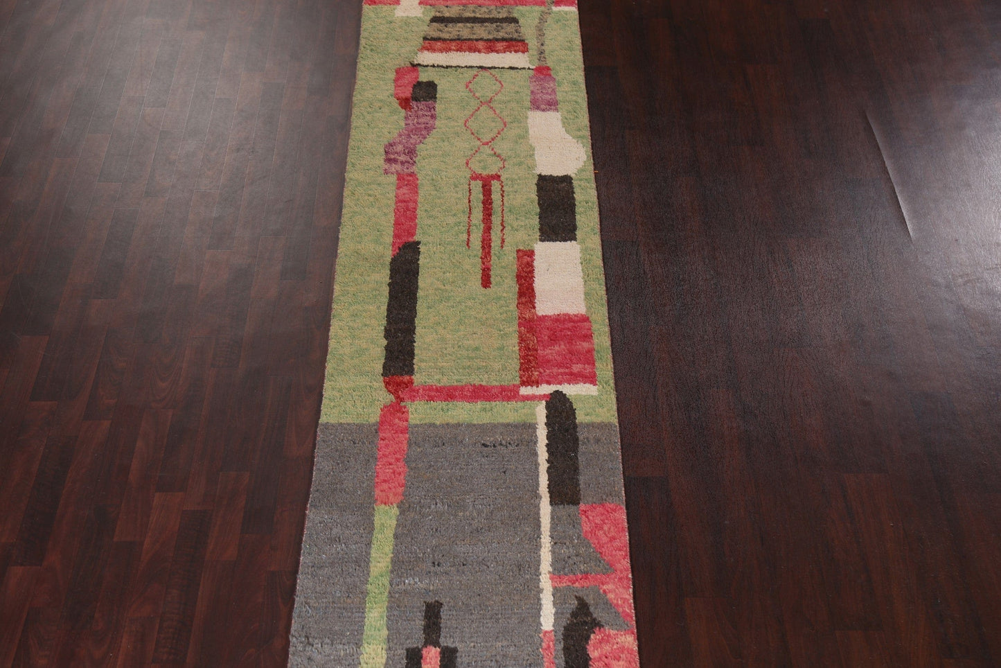 Wool Moroccan Handmade Runner Rug 3x17