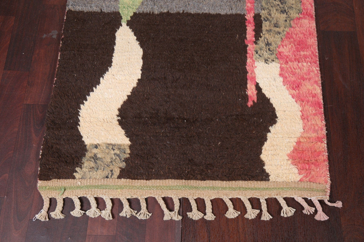 Wool Moroccan Handmade Runner Rug 3x17