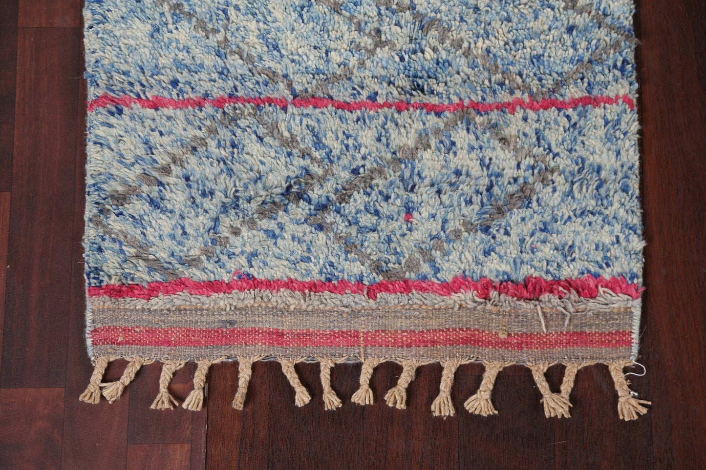 Wool Moroccan Handmade Runner Rug 3x11