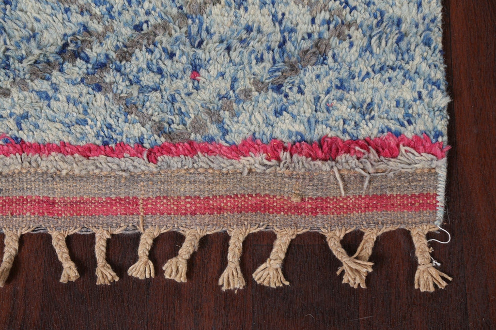 Wool Moroccan Handmade Runner Rug 3x11