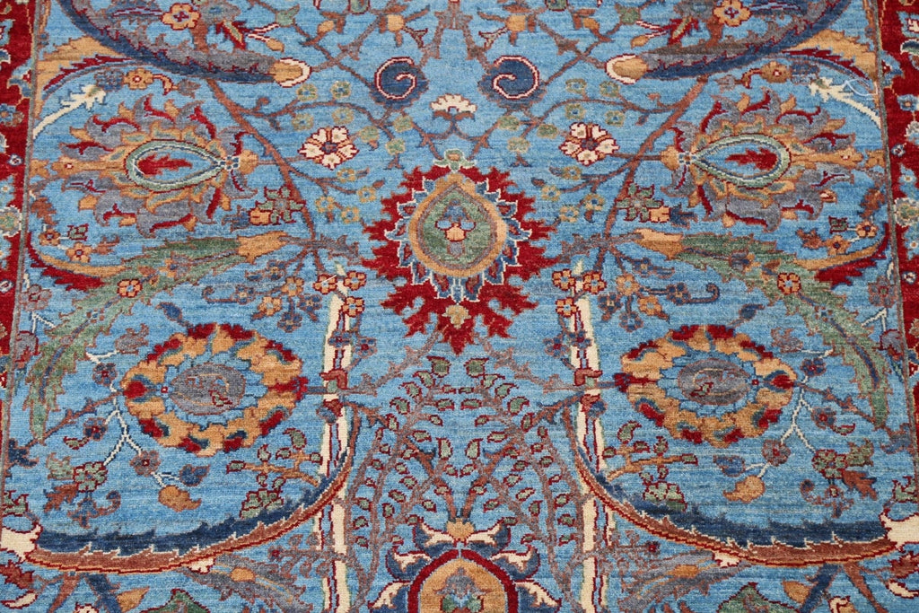 Vegetable Dye Ziegler Turkish Area Rug 5x7