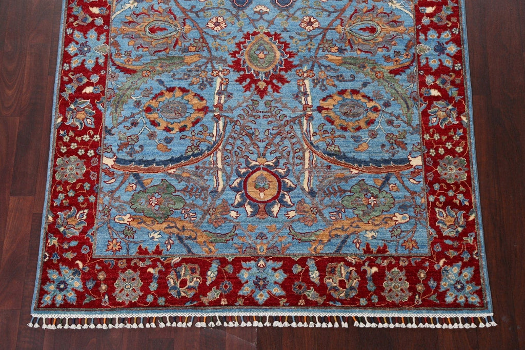 Vegetable Dye Ziegler Turkish Area Rug 5x7