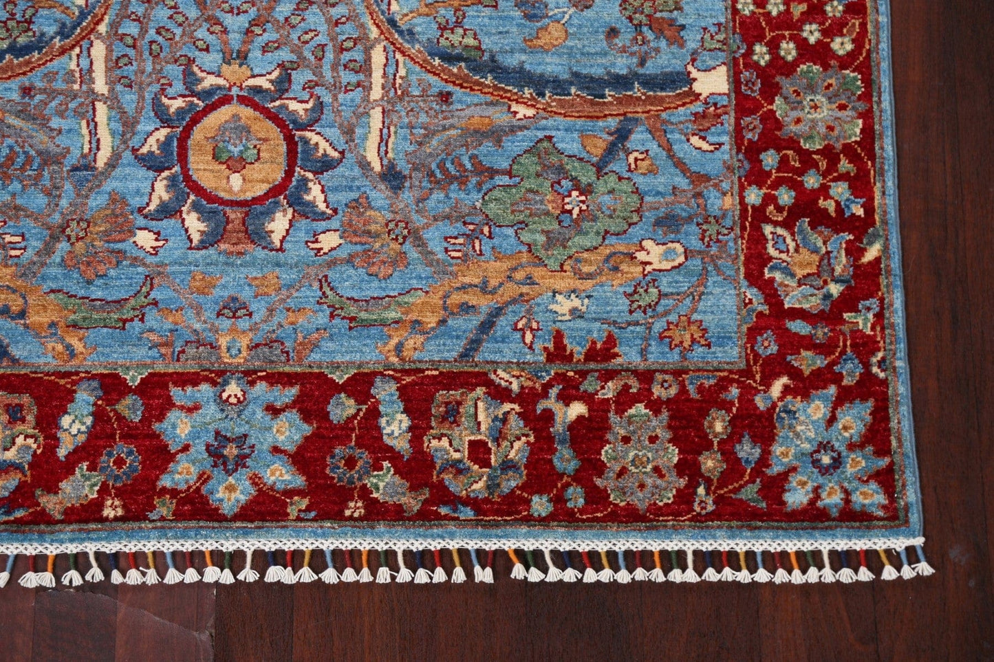 Vegetable Dye Ziegler Turkish Area Rug 5x7