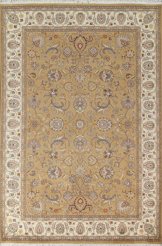 Vegetable Dye Tabriz Handmade Area Rug 6x9