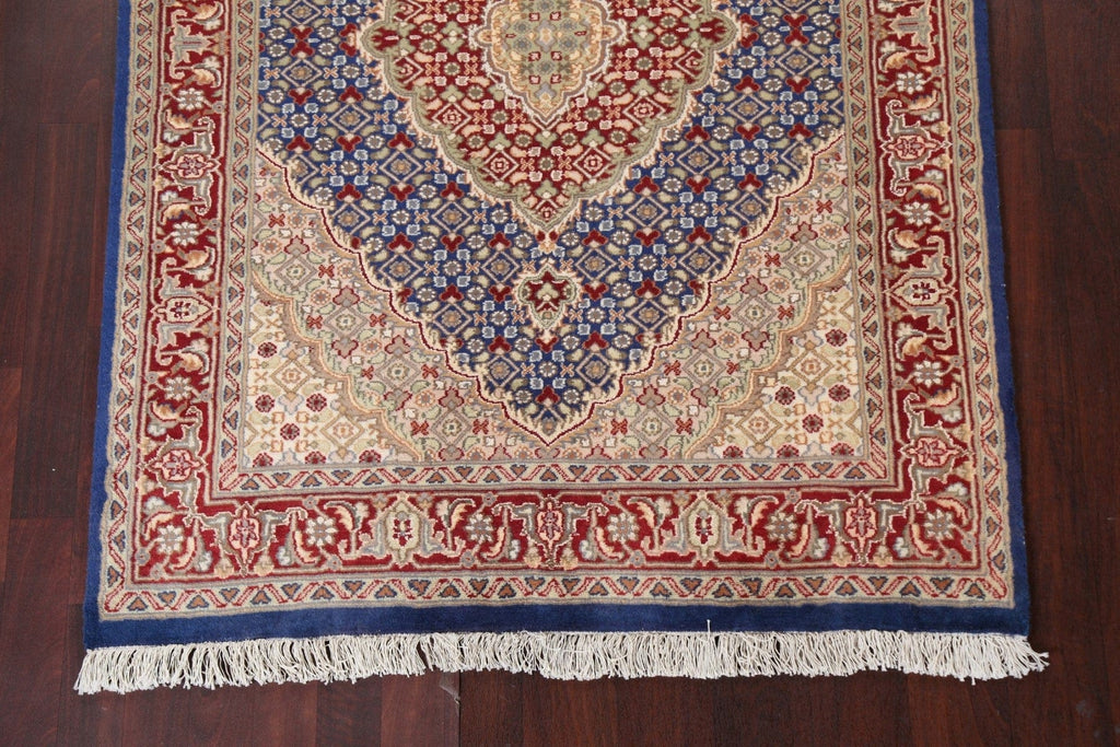 Vegetable Dye Tabriz Mahi Persian Area Rug 4x6