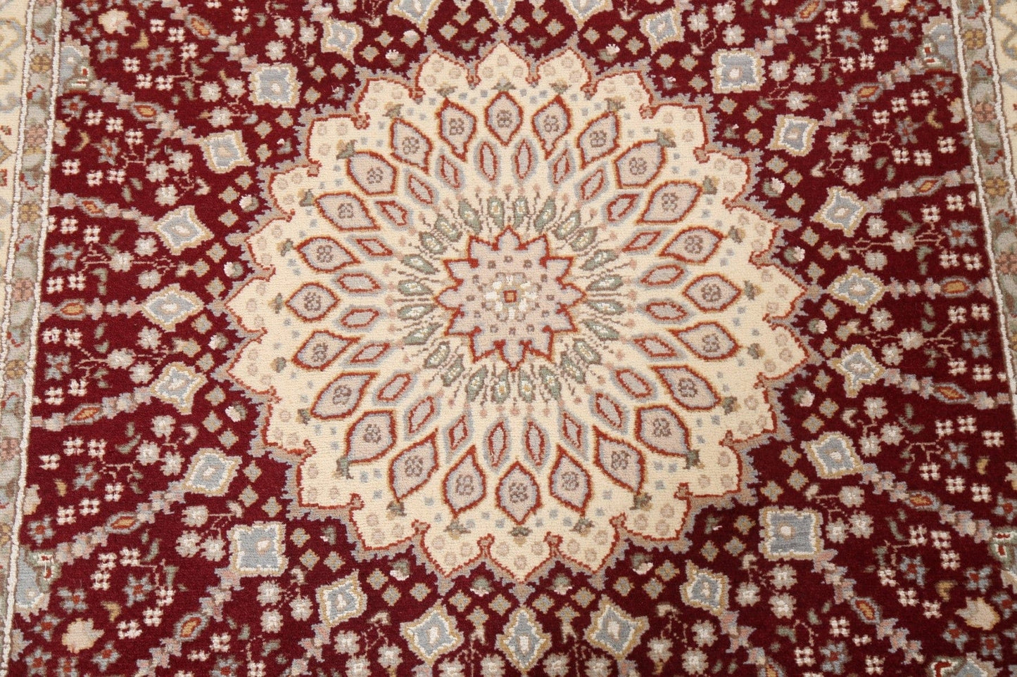 Vegetable Dye Tabriz Handmade Area Rug 4x6