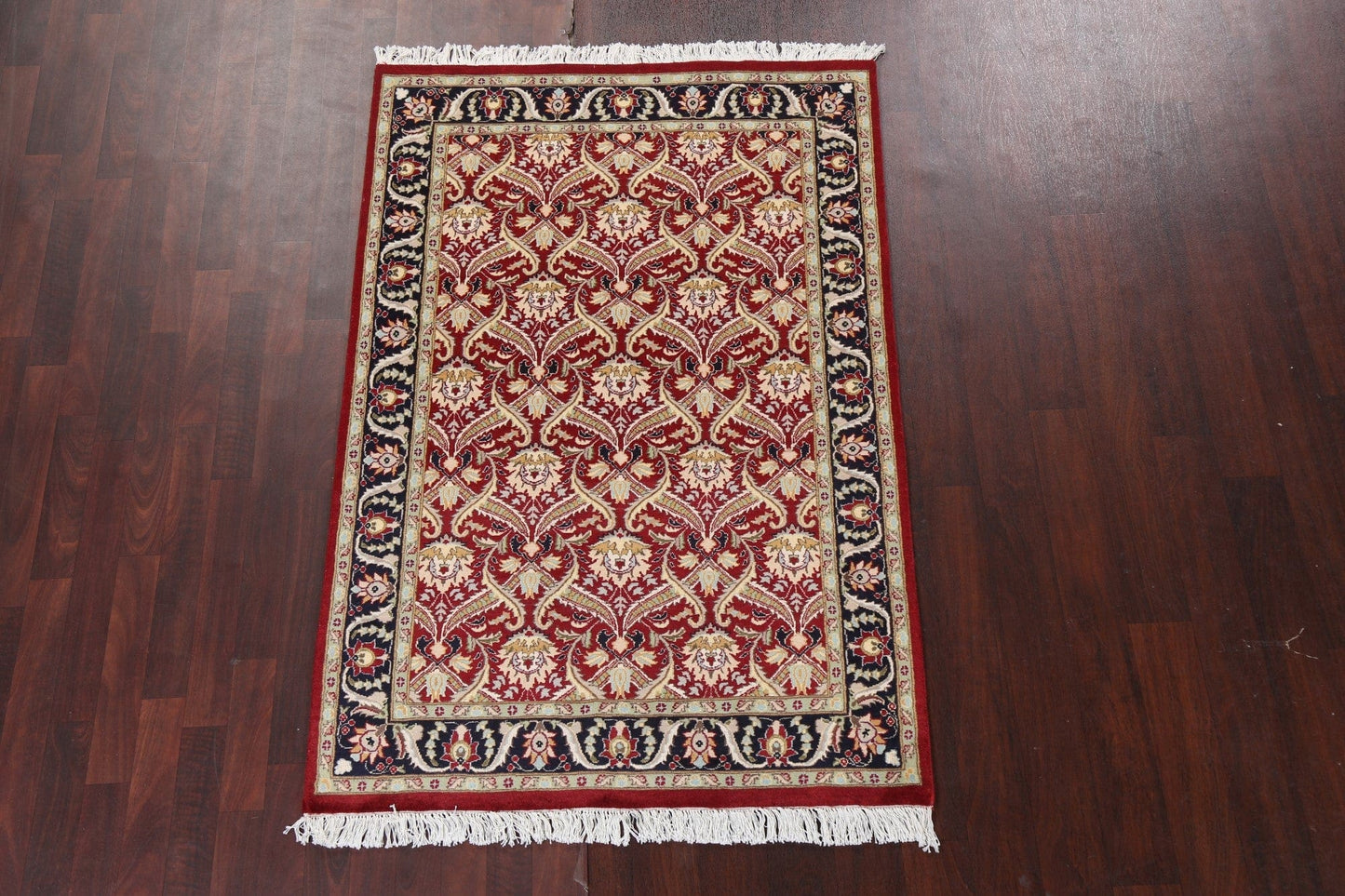 Vegetable Dye Aubusson Handmade Area Rug 4x6