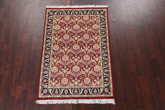 Vegetable Dye Aubusson Handmade Area Rug 4x6