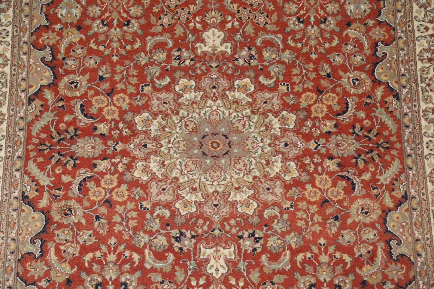 Vegetable Dye Tabriz Handmade Area Rug 6x9