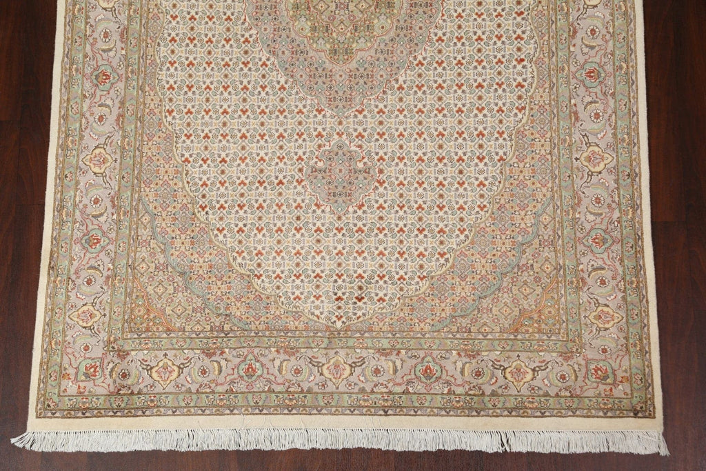 Vegetable Dye Tabriz Mahi Persian Area Rug 6x9