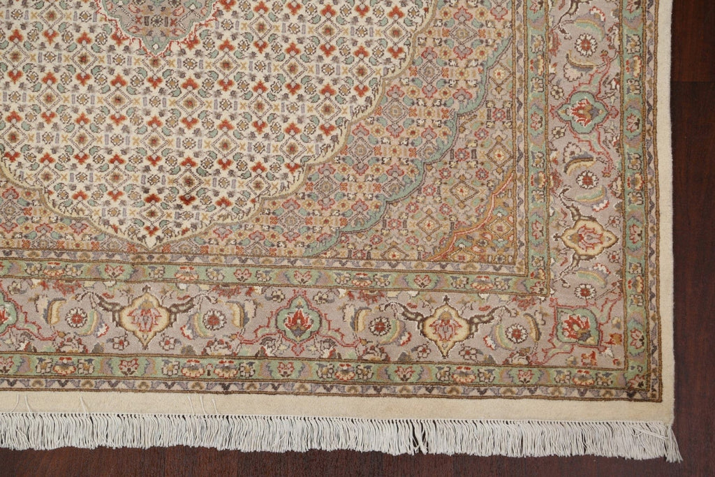 Vegetable Dye Tabriz Mahi Persian Area Rug 6x9