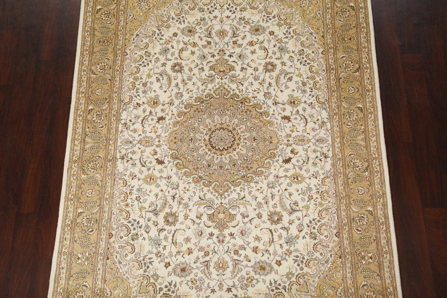 Vegetable Dye Tabriz Wool Area Rug 6x9