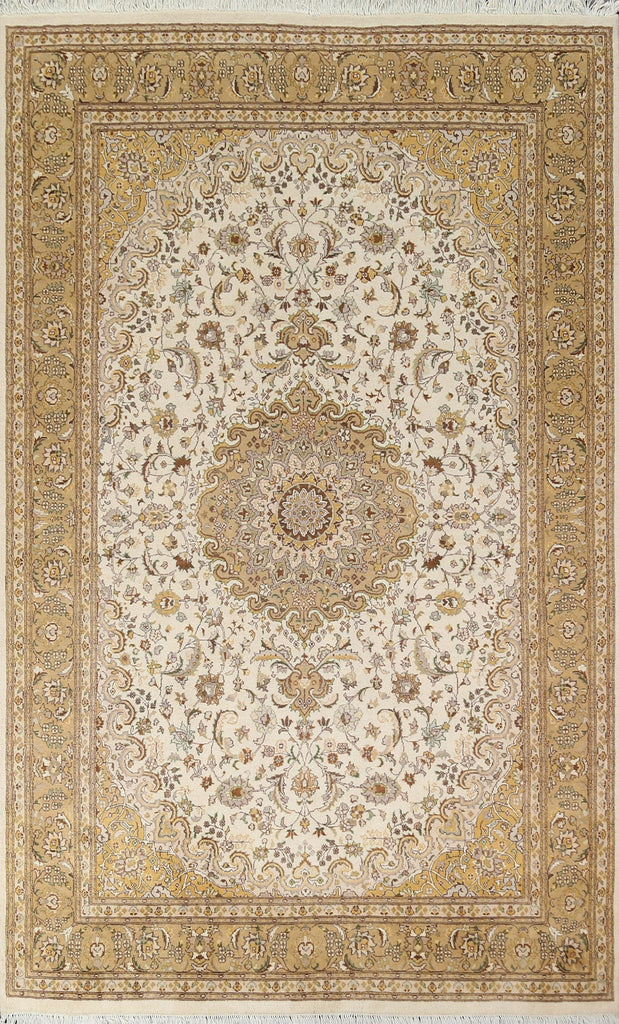 Vegetable Dye Tabriz Wool Area Rug 6x9