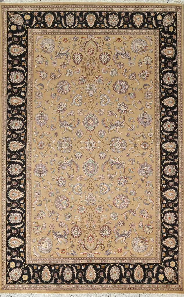 Vegetable Dye Tabriz Handmade Area Rug 6x9