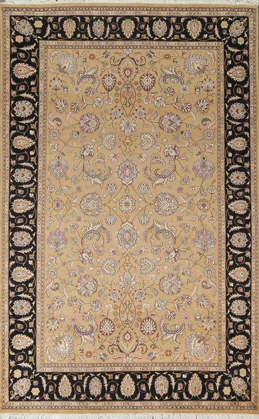 Vegetable Dye Tabriz Handmade Area Rug 6x9