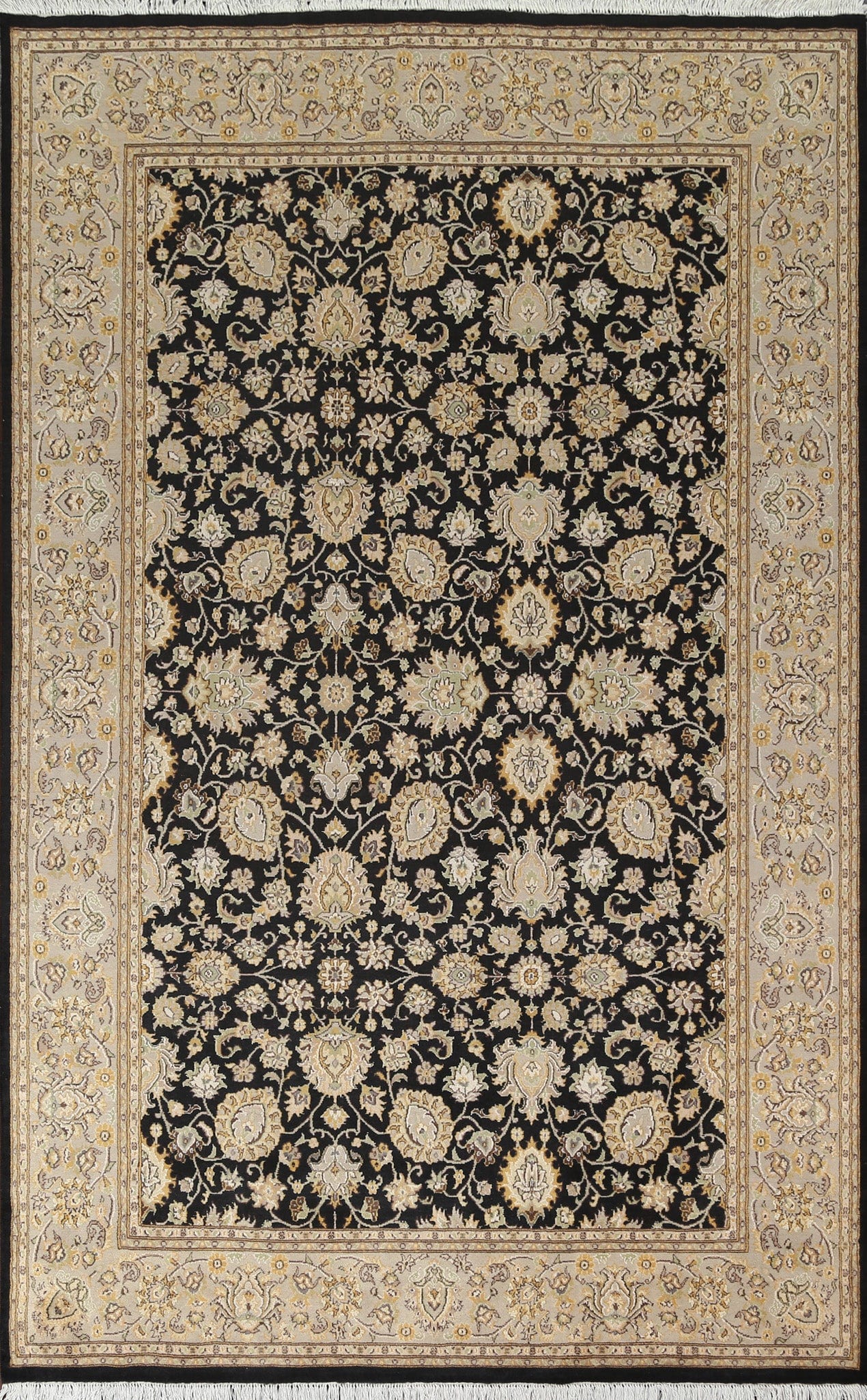 Vegetable Dye Tabriz Handmade Area Rug 6x9