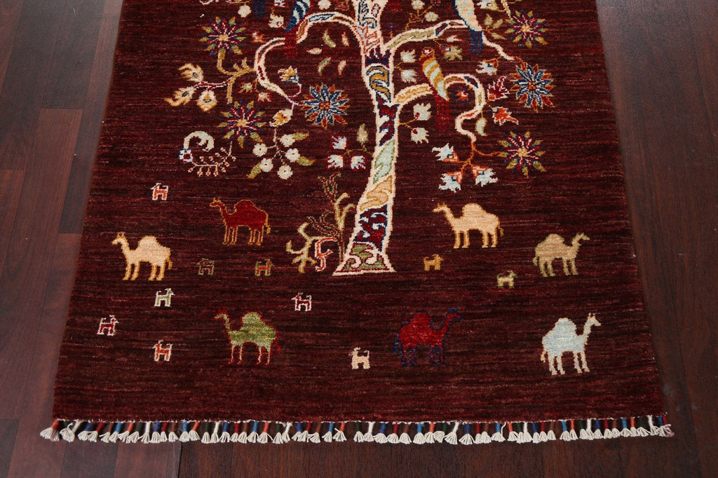 Vegetable Dye Tree Of Life Tabriz Handmade Rug 3x5