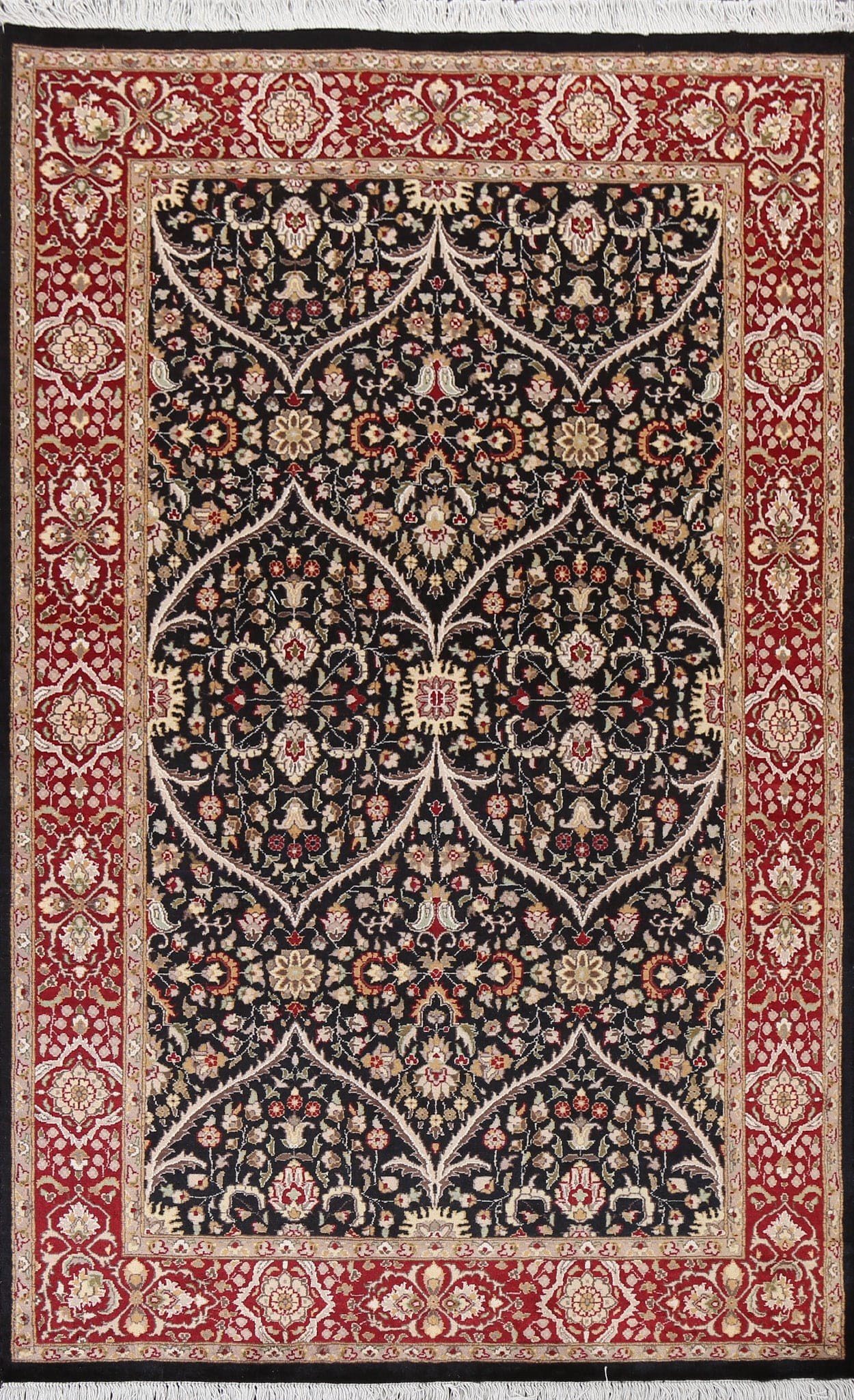 Vegetable Dye Tabriz Handmade Area Rug 5x7