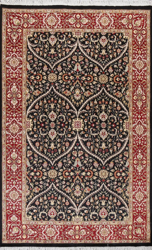 Vegetable Dye Tabriz Handmade Area Rug 5x7