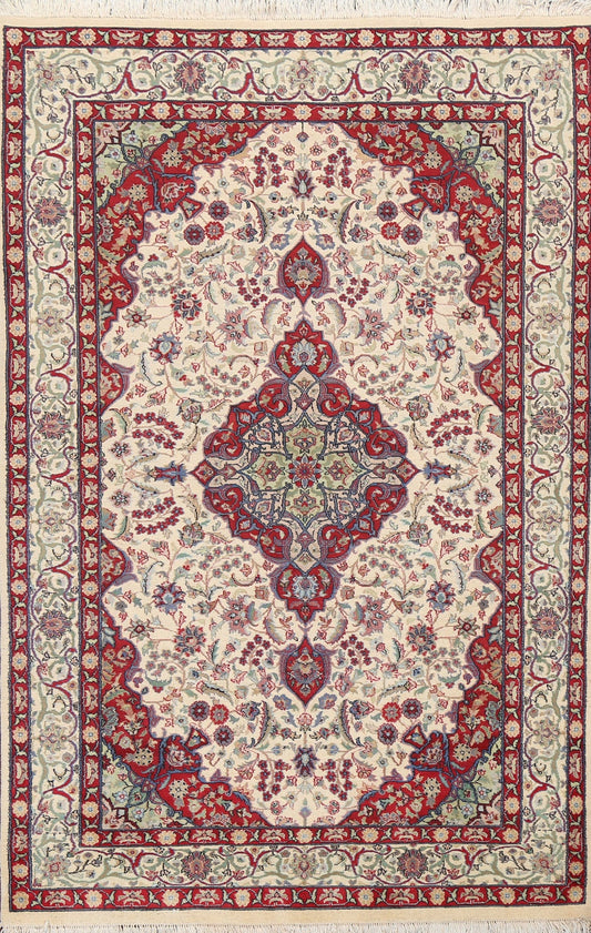 Vegetable Dye Tabriz Handmade Area Rug 5x7