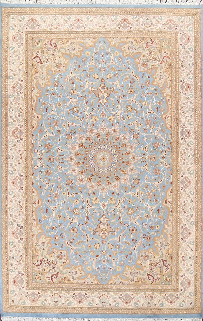 Vegetable Dye Tabriz Wool Area Rug 6x9