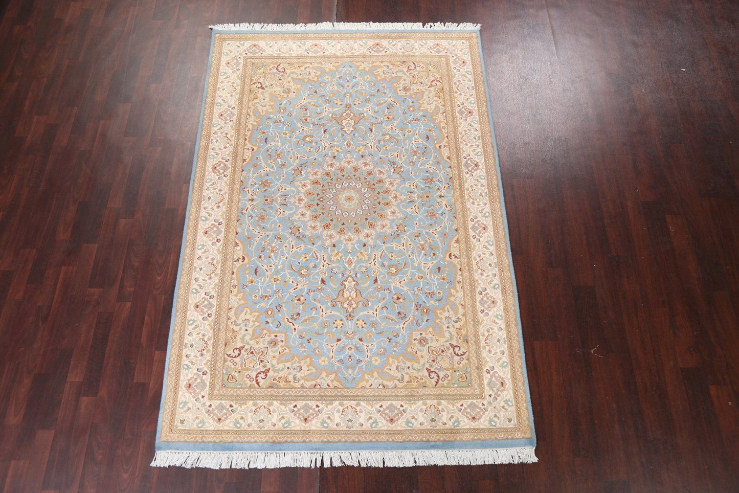 Vegetable Dye Tabriz Wool Area Rug 6x9