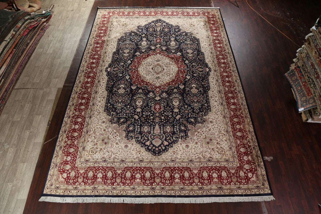 Vegetable Dye Tabriz Oriental Area Rug 12x18