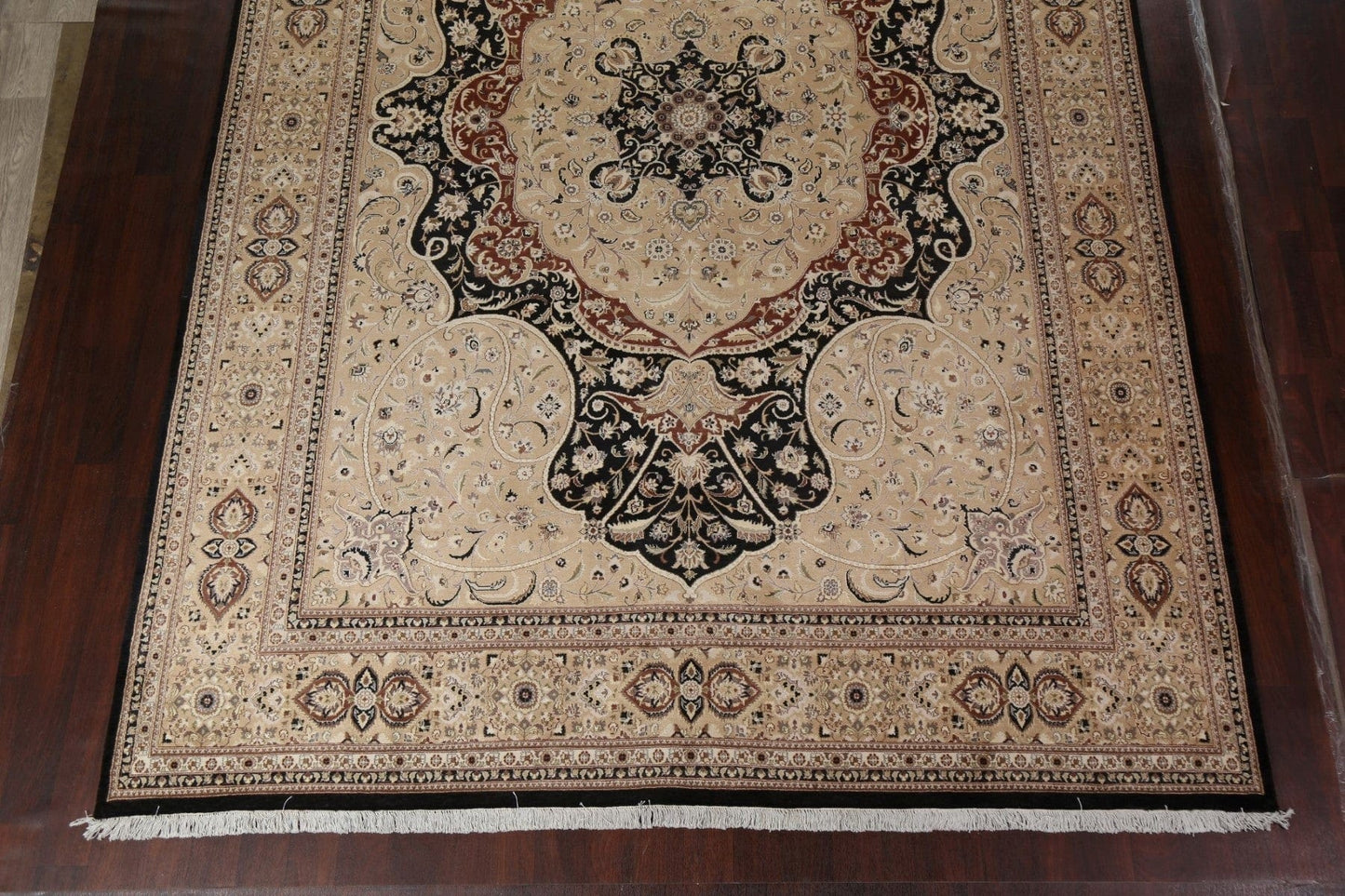 Vegetable Dye Tabriz Haj Jalili Handmade Area Rug 10x14