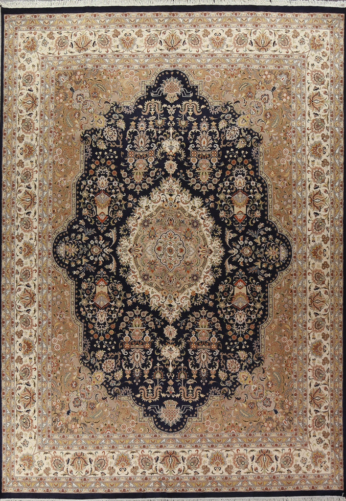 Vegetable Dye Tabriz Handmade Area Rug 10x14