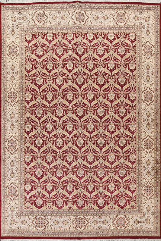 Vegetable Dye Kashan Wool/ Silk Area Rug 8x10