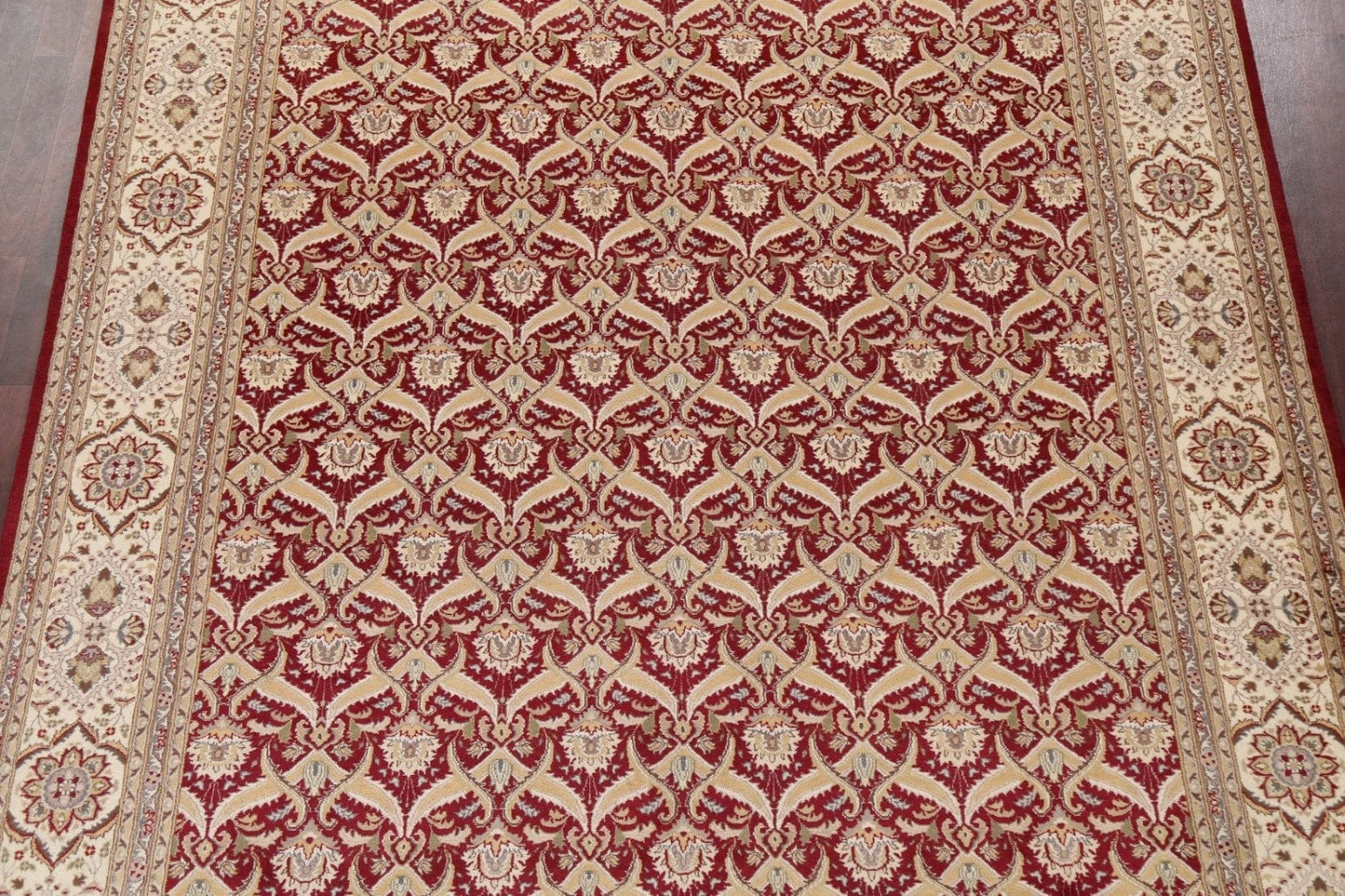 Vegetable Dye Kashan Wool/ Silk Area Rug 8x10