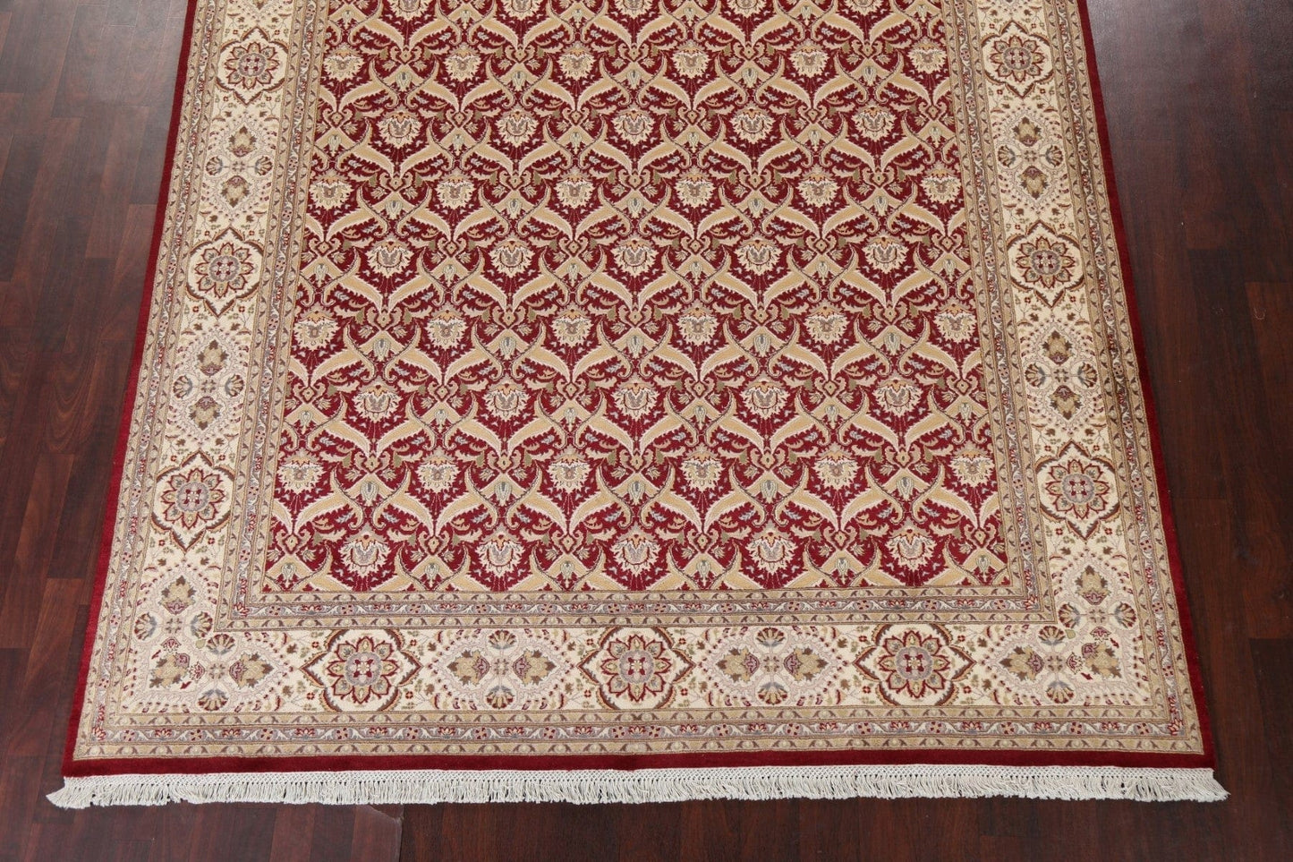 Vegetable Dye Kashan Wool/ Silk Area Rug 8x10