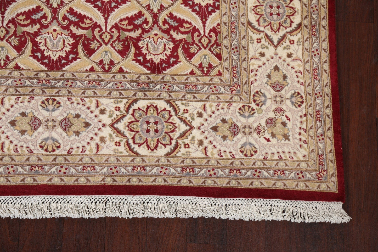 Vegetable Dye Kashan Wool/ Silk Area Rug 8x10