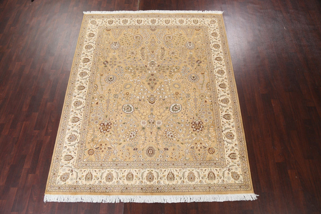 Vegetable Dye Tabriz Handmade Area Rug 8x10