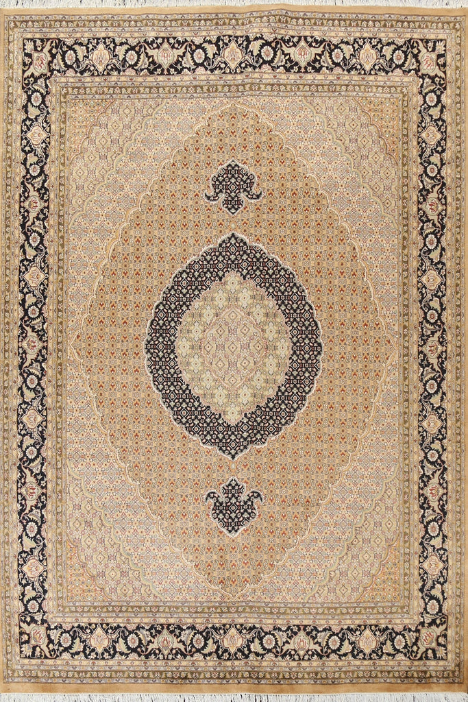 Vegetable Dye Tabriz Mahi Persian Area Rug 8x10