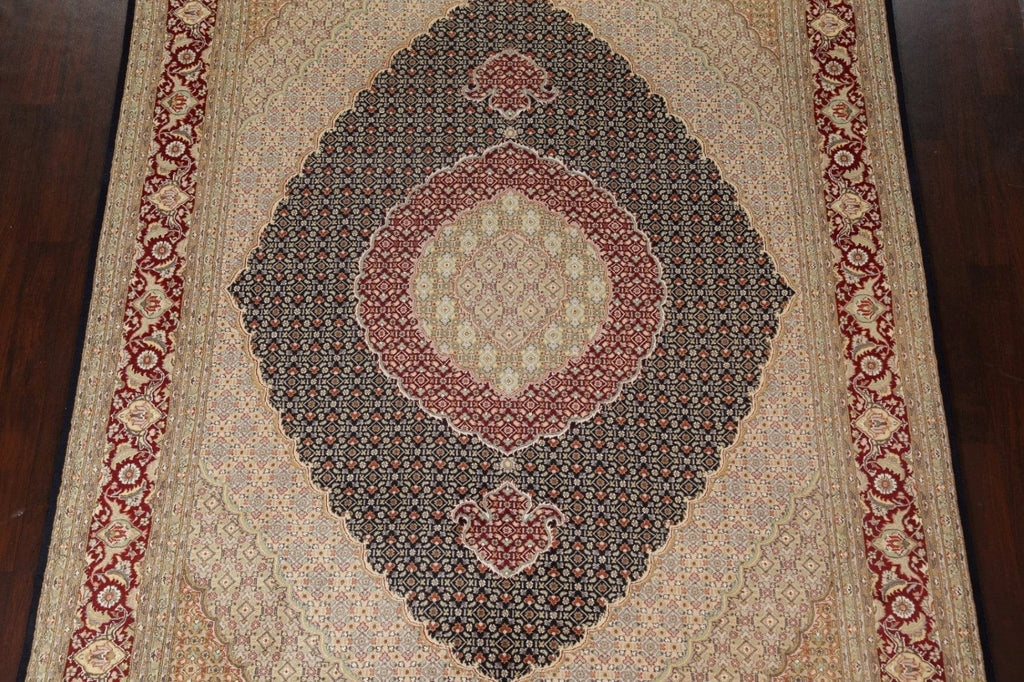 Vegetable Dye Tabriz Mahi Persian Area Rug 8x10