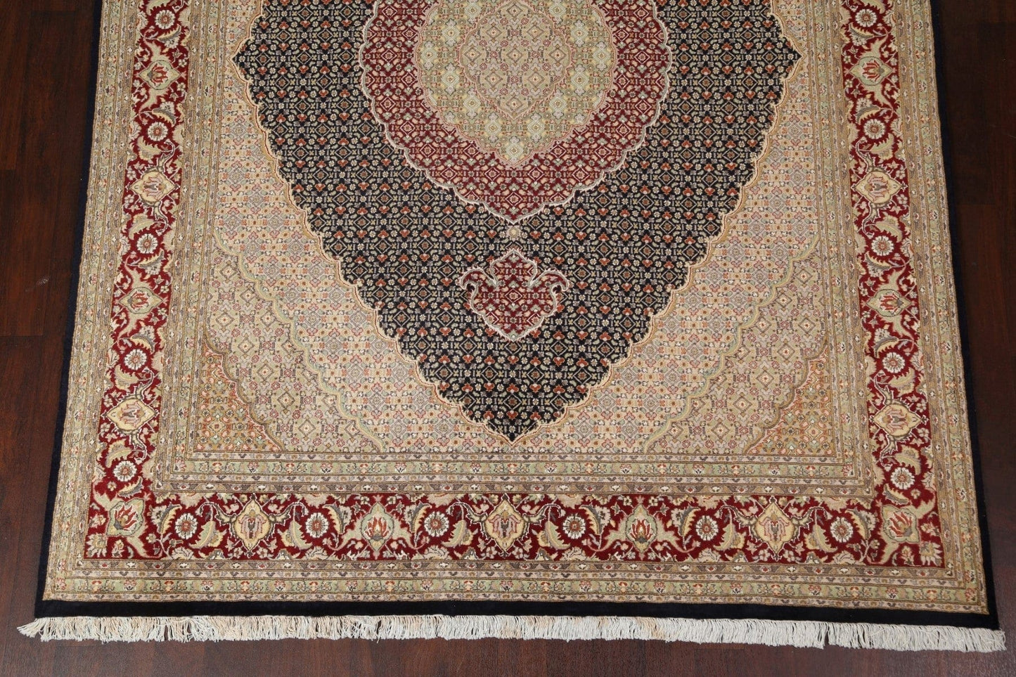 Vegetable Dye Tabriz Mahi Persian Area Rug 8x10