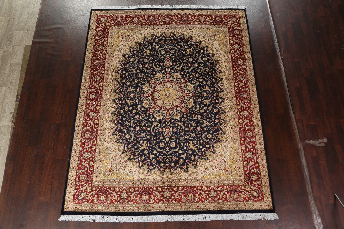 Vegetable Dye Tabriz Wool/ Silk Area Rug 8x10