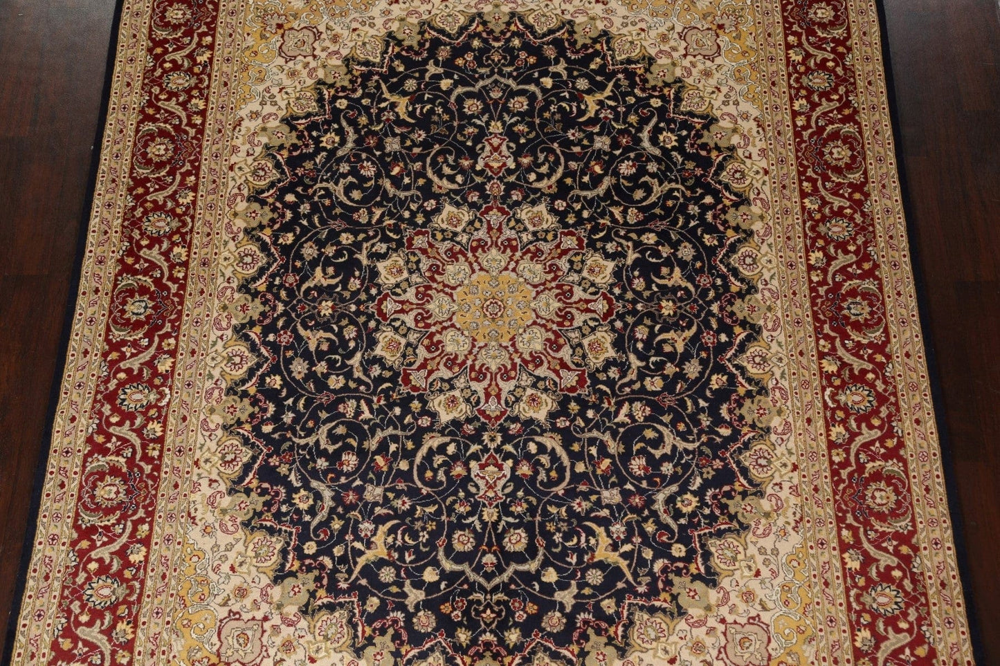 Vegetable Dye Tabriz Wool/ Silk Area Rug 8x10