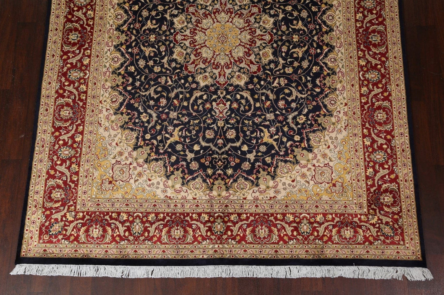 Vegetable Dye Tabriz Wool/ Silk Area Rug 8x10