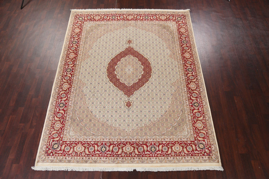 Vegetable Dye Tabriz Mahi Persian Area Rug 8x10